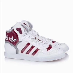 Adidas originals hi top extraball sneakers